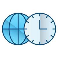 time zones icon, suitable for a wide range of digital creative projects. Happy creating. vector