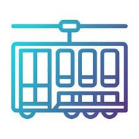 Streetcar icon, suitable for a wide range of digital creative projects. Happy creating. vector