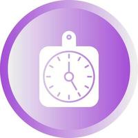 icono de vector de reloj de pared