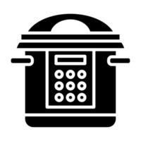 Rice cooker icon, suitable for a wide range of digital creative projects. Happy creating. vector