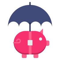 money protection icon, suitable for a wide range of digital creative projects. Happy creating. vector
