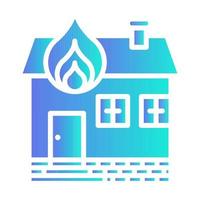 house fire icon, suitable for a wide range of digital creative projects. Happy creating. vector