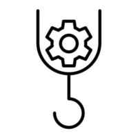Pulley icon, suitable for a wide range of digital creative projects. Happy creating. vector