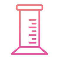 Graduated cylinder icon, suitable for a wide range of digital creative projects. Happy creating. vector