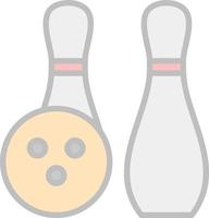 Bowling Vector Icon Design