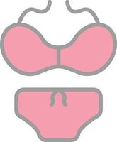Swimsuit Vector Icon Design