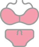 Swimsuit Vector Icon Design