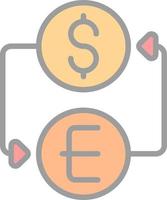 Currency Exchange Vector Icon Design