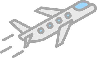 diseño de icono de vector de avión