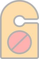 Do Not Disturb Vector Icon Design