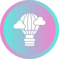 Hot Air Balloon Vector Icon