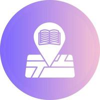 Library Location Vector Icon