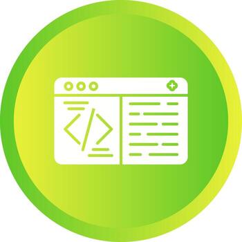 icono de vector de codificación