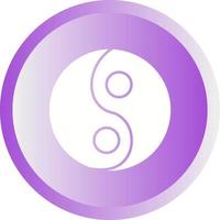 Yin Yang Vector Icon