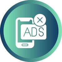 AD Block Vector Icon