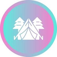 Tent Vector Icon