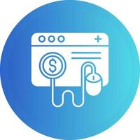 Pay Per Click Vector Icon