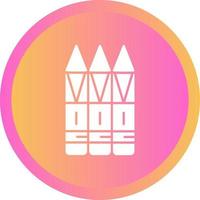 Crayons Vector Icon