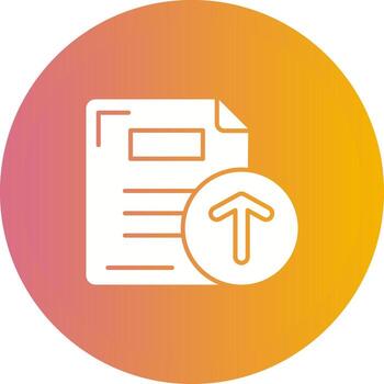 Files Upload Vector Icon