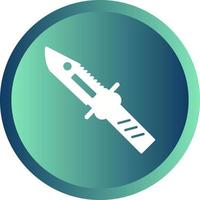 icono de vector de cuchillo