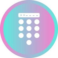 Passcode Lock Vector Icon