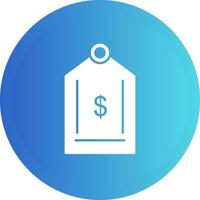 Dollar Tag Vector Icon