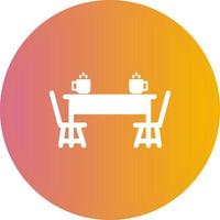 Dining Table Vector Icon