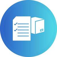 Delivery Checklist Vector Icon