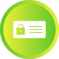 Protected Card Vector Icon