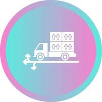 Multiple Delivery Points Vector Icon