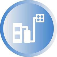 icono de vector de caldera de combustible sólido