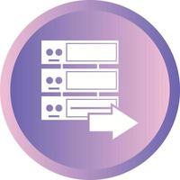 Beautiful Server Vector Glyph icon