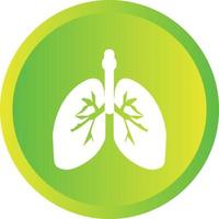 Beautiful Lungs Vector Glyph icon