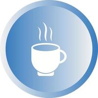 Beautiful Hot tea Vector Glyph icon