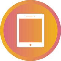 Beautiful Tablet Glyph Vector Icon