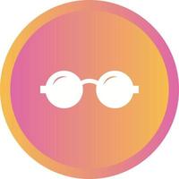 Beautiful Glasses Glyph Vector Icon