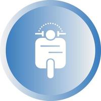 Beautiful Scooter Vector Glyph Icon