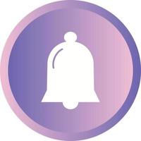 Beautiful Bell Glyph Vector Icon
