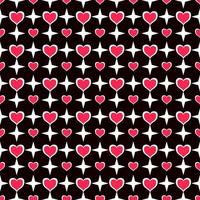 seamless background with hearts valentine photo