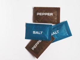 single dose salt and pepper sachet photo