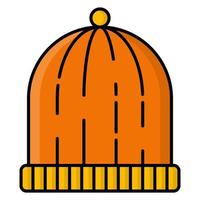 icono de gorro, adecuado para una amplia gama de proyectos creativos digitales. vector