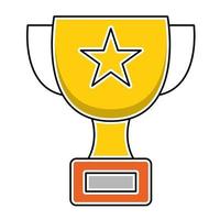 Trophy icon, suitable for a wide range of digital creative projects. vector