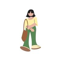 Cute Woman Illustration vector