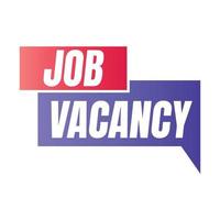 Job vacancy drop your cv sign, we're hiring join us announcement vector