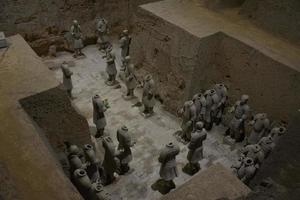 Terracotta warriors in Xian, China photo