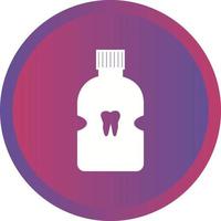 Beautiful Teeth Vector Glyph icon