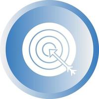 Beautiful Target Vector Glyph icon