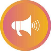 Beautiful Megaphone Vector Glyph icon