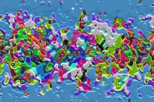 Abstract Liquid Wavy Background.Colorful Texture Surface Design.Abstract Holographic Background,Abstract Gradient Texture Background,Geometric Background photo