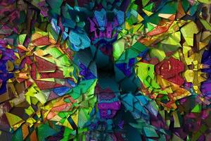 Abtract geometric shapes background,Geometric holographic texture,Abstract squares and rectengular background photo